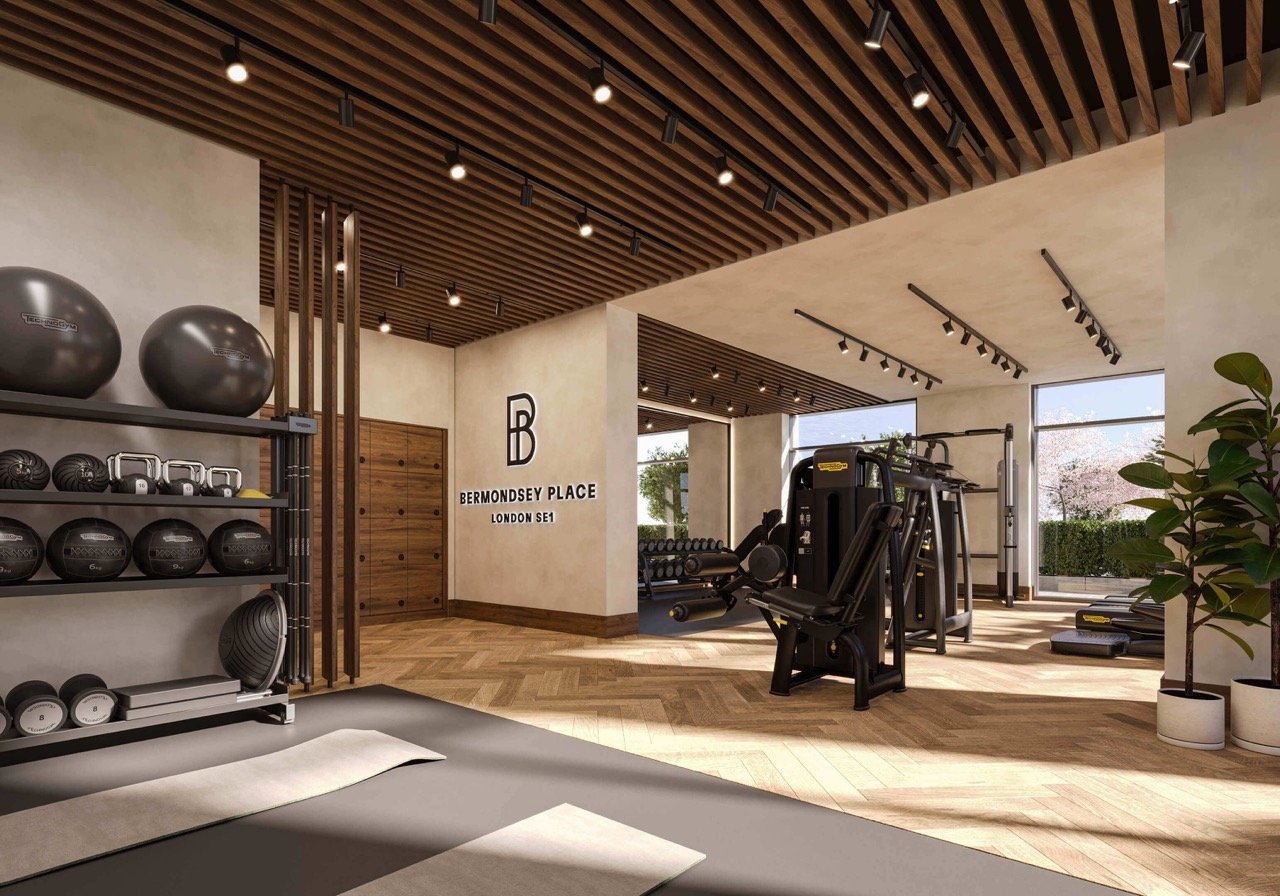 Bermondsey Place Interior Gym - 2 bedroom