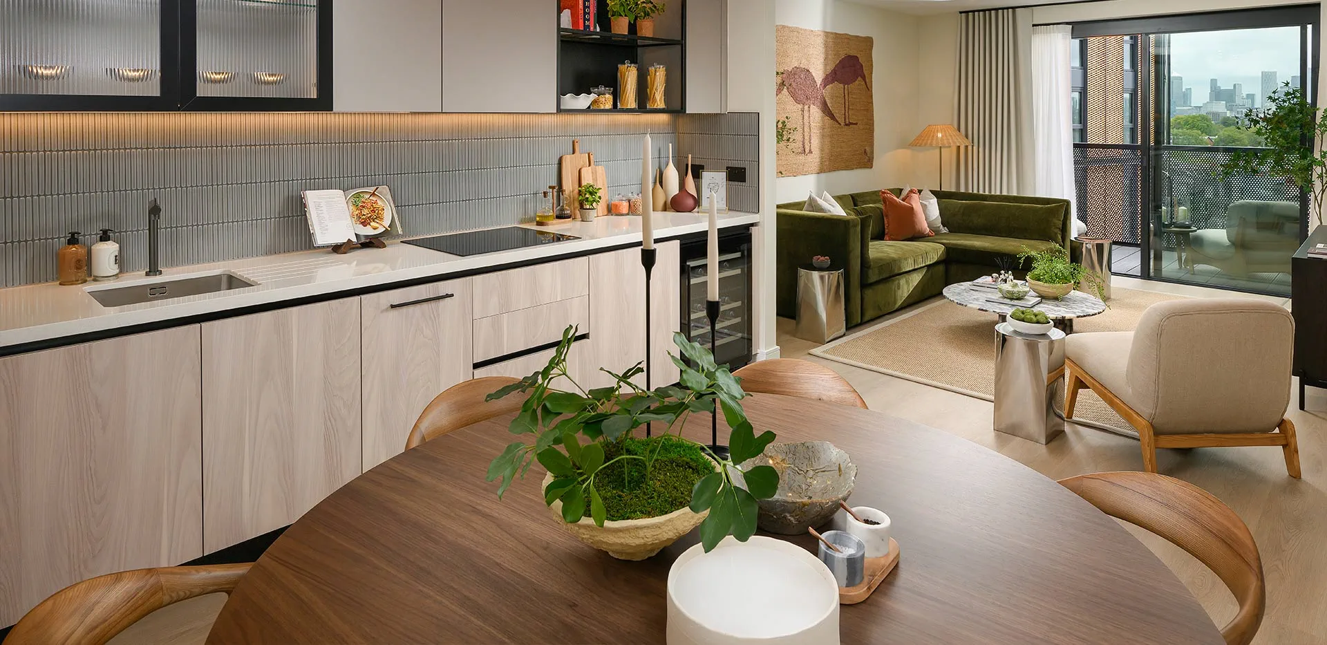 kitchen interior Bethnal Green London apartment modern finishes