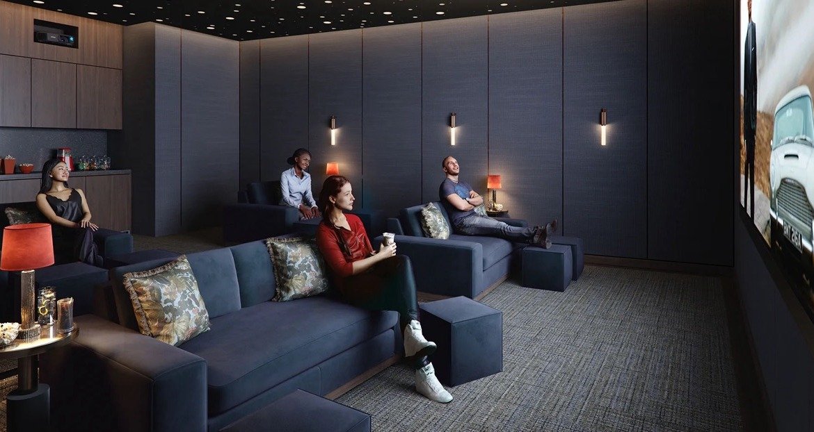 Regents View Bethnal Green private cinema residents facility London apartments
