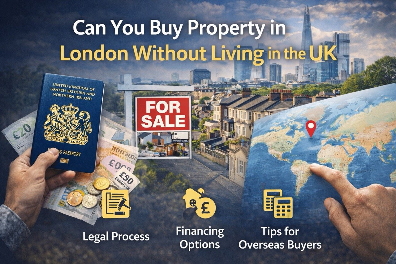 can you buy property in London without living in the UK showing overseas buyers legal process financing and investment opportunities