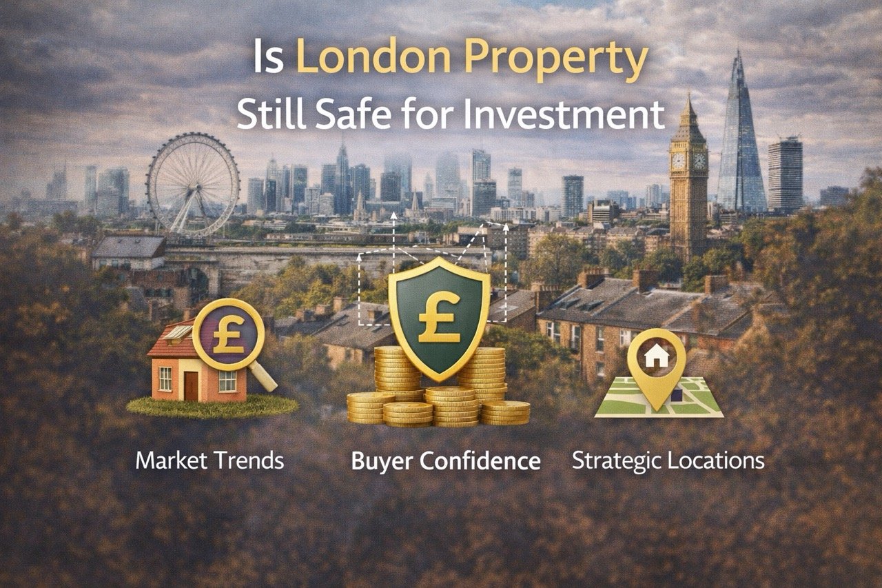 is London property still safe for investment showing market trends buyer confidence and strategic locations in London