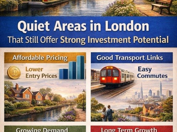 quiet areas in London that still offer strong investment potential showing affordable pricing transport links rental demand and long term growth