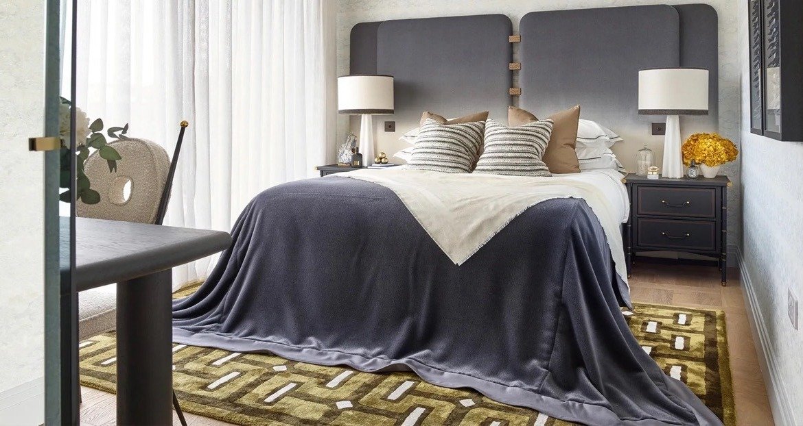 Luxury master bedroom with soft lighting, elegant decor and comfortable layout - 3 bedroom