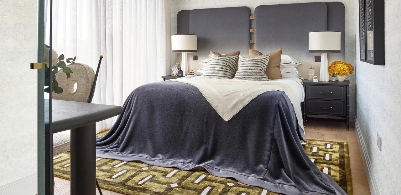 Luxury master bedroom with soft lighting, elegant decor and comfortable layout - 3 bedroom