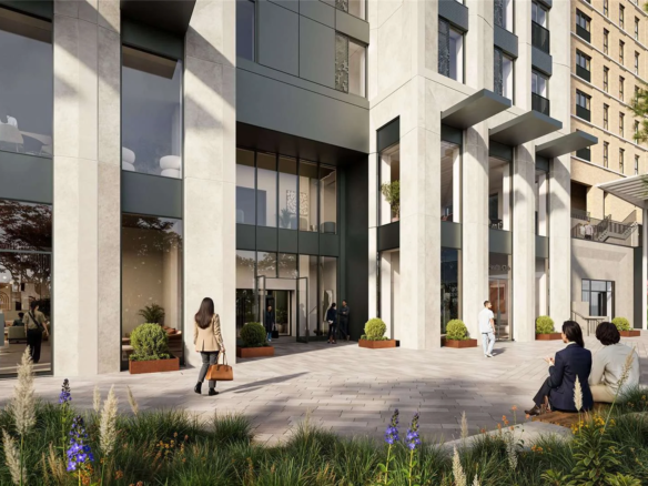 100 Kensington West Cromwell Road W14 8pb Tower Entrance Facade Health Club Kensington