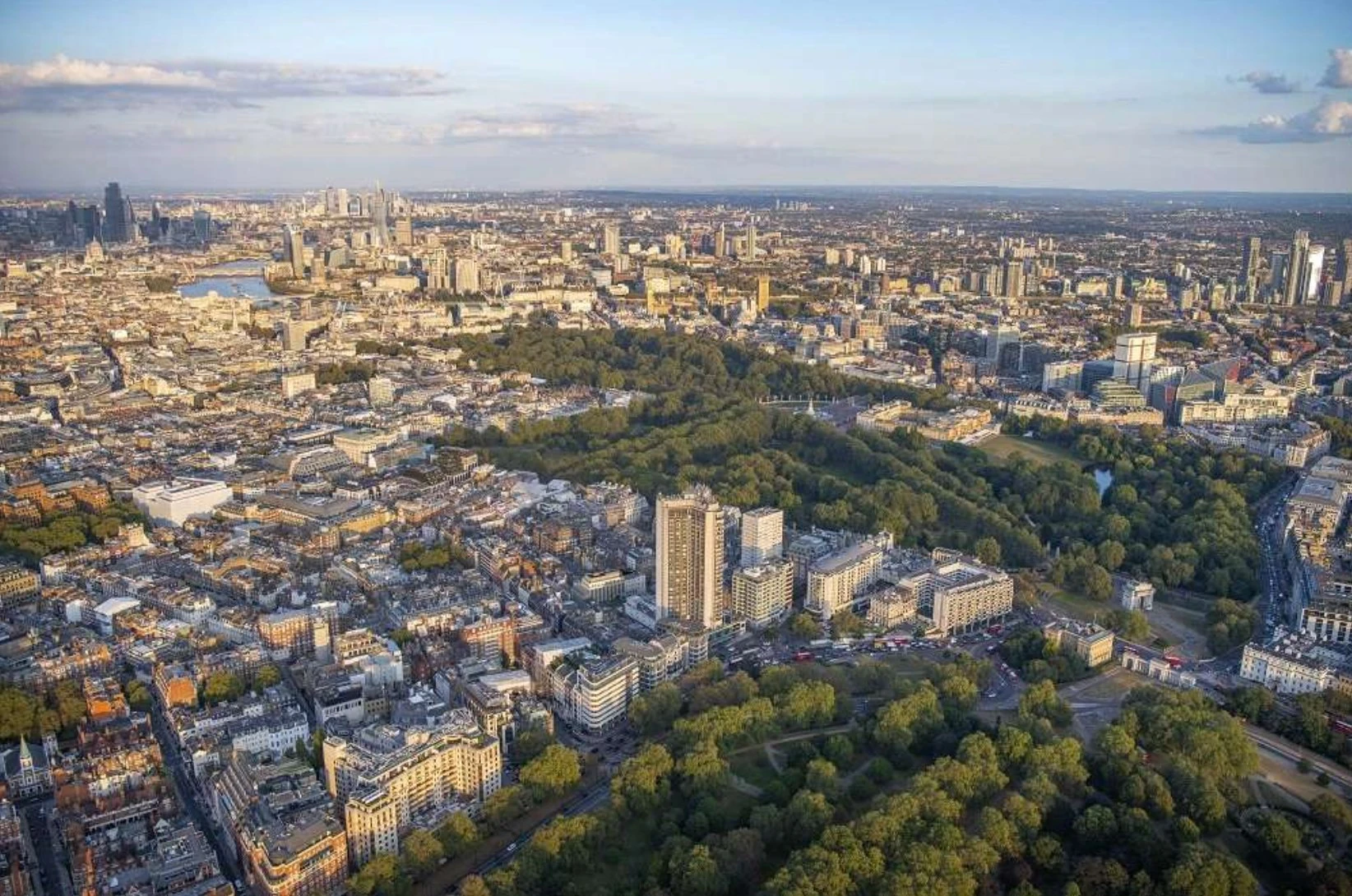 36 37 Hertford Street Residences Mayfair Aerial View Hyde Park Green Park Shepherd Market Location