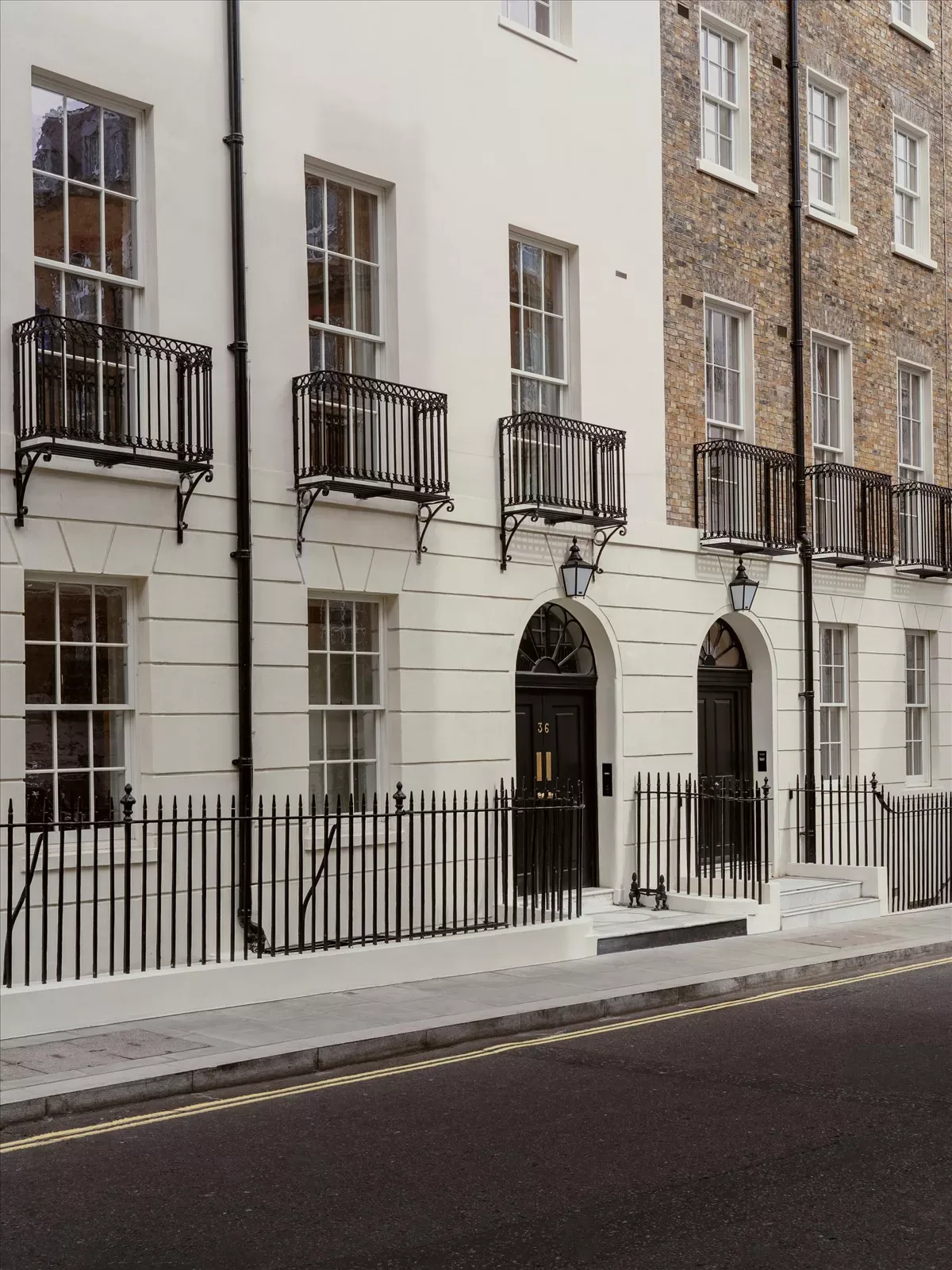 36 Hertford Street Mayfair Georgian Facade Exterior Boutique Residences W1j 7se