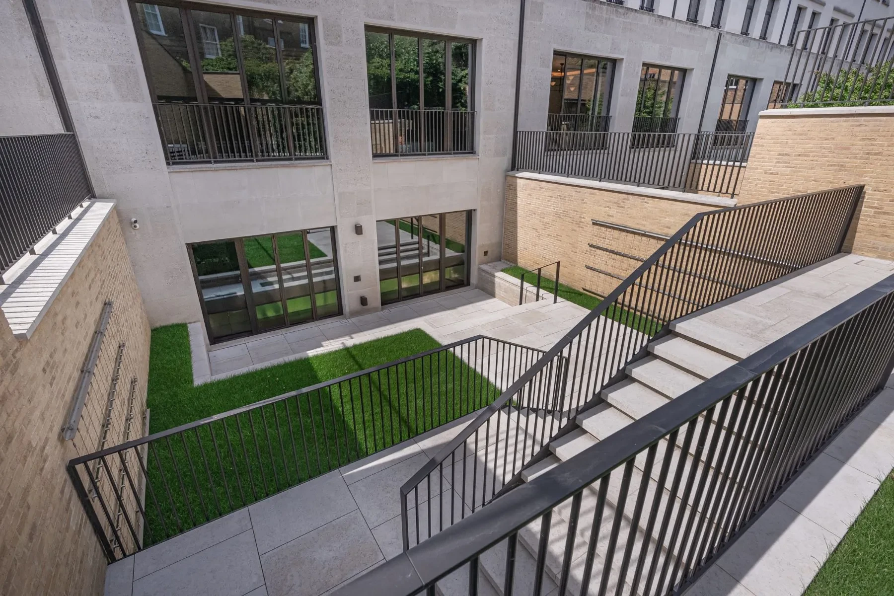 5 Whistler Square Mediterranean Garden Limestone Terraces Belgravia