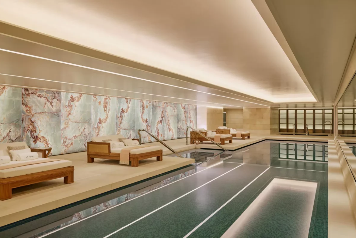 60 Curzon Mayfair 20 Metre Swimming Pool Spa Onyx Wall London W1j