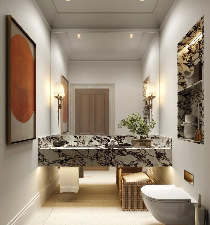 8 Eaton Lane London Build Bathroom Marble