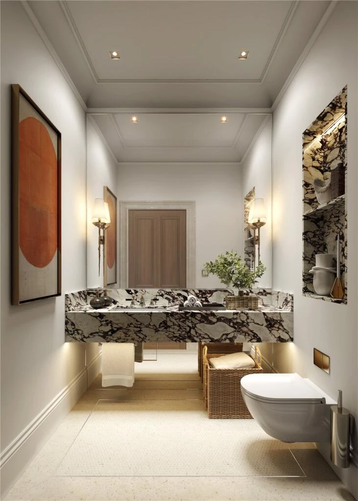 8 Eaton Lane London Build Bathroom Marble