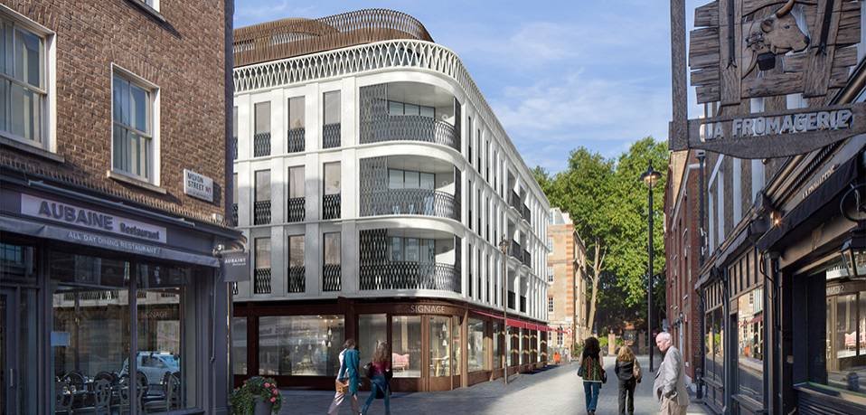 Marylebone Square Exterior Street Morning