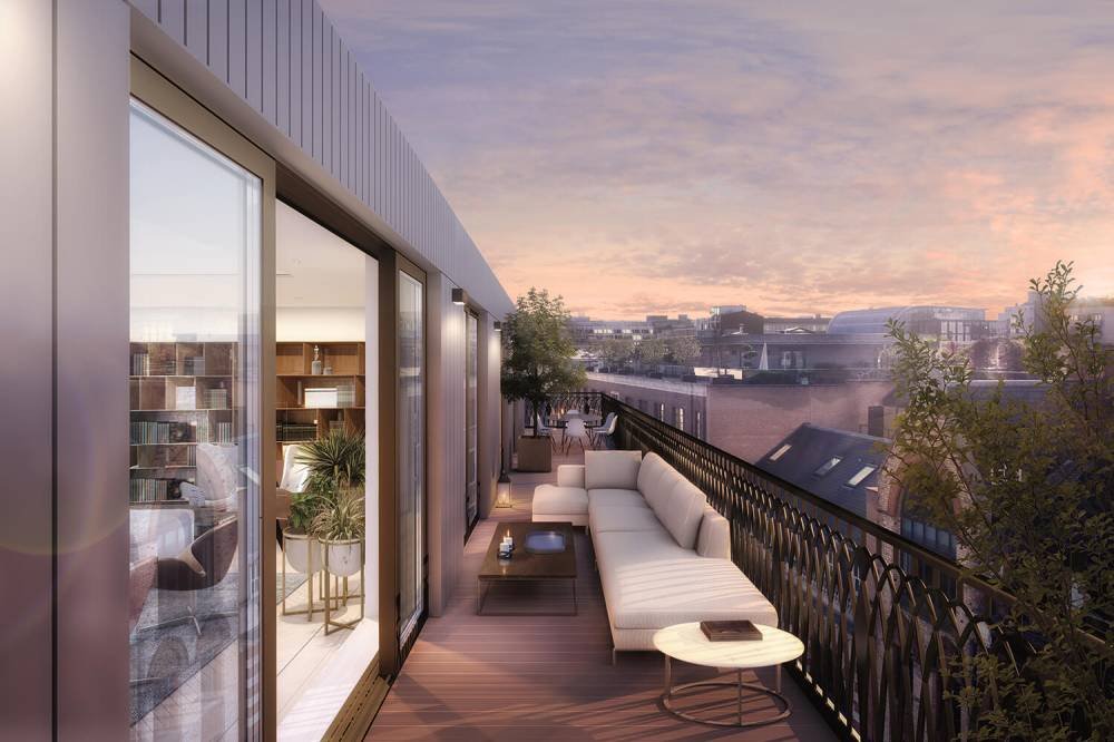 Marylebone Square Rooftop Balcony Apartment
