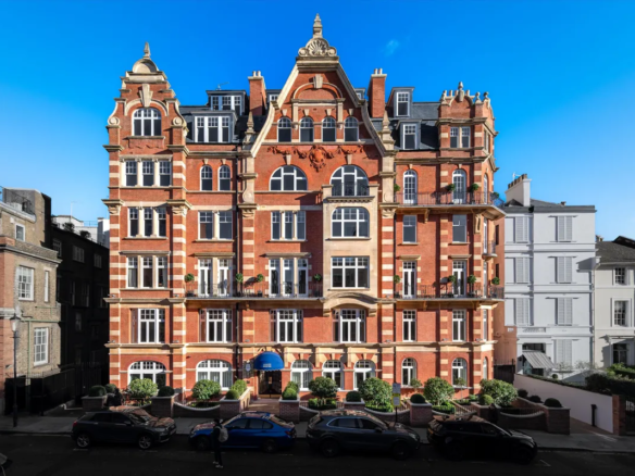 Allen House Kensington W8 London Edwardian Mansion Exterior Red Brick Historic Building Luxury Development