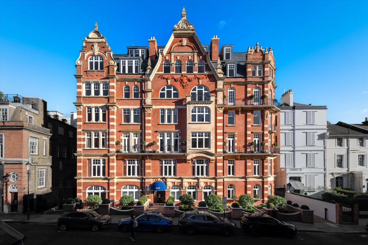 Allen House Kensington W8 London Edwardian Mansion Exterior Red Brick Historic Building Luxury Development
