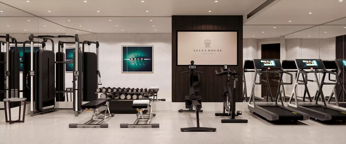 Allen House Kensington W8 London Residents Gym Fitness Centre Modern Equipment Premium Amenities