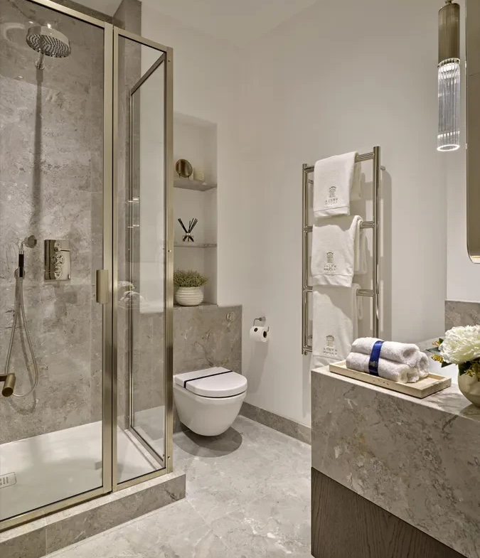 Allen House Kensington W8 Shower Bathroom