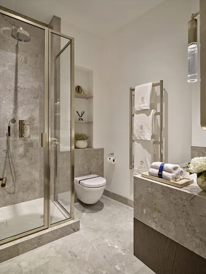 Allen House Kensington W8 Shower Bathroom