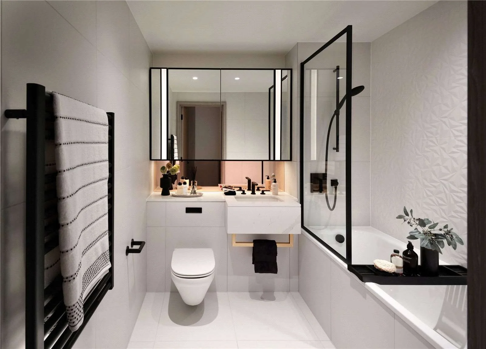 Aspen 40 Marsh Wall E14 Luxury Bathroom Bath Shower