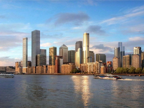 Aspen Canary Wharf Indoor Swimming Pool Spa Relaxation Area City View Luxury Wellness