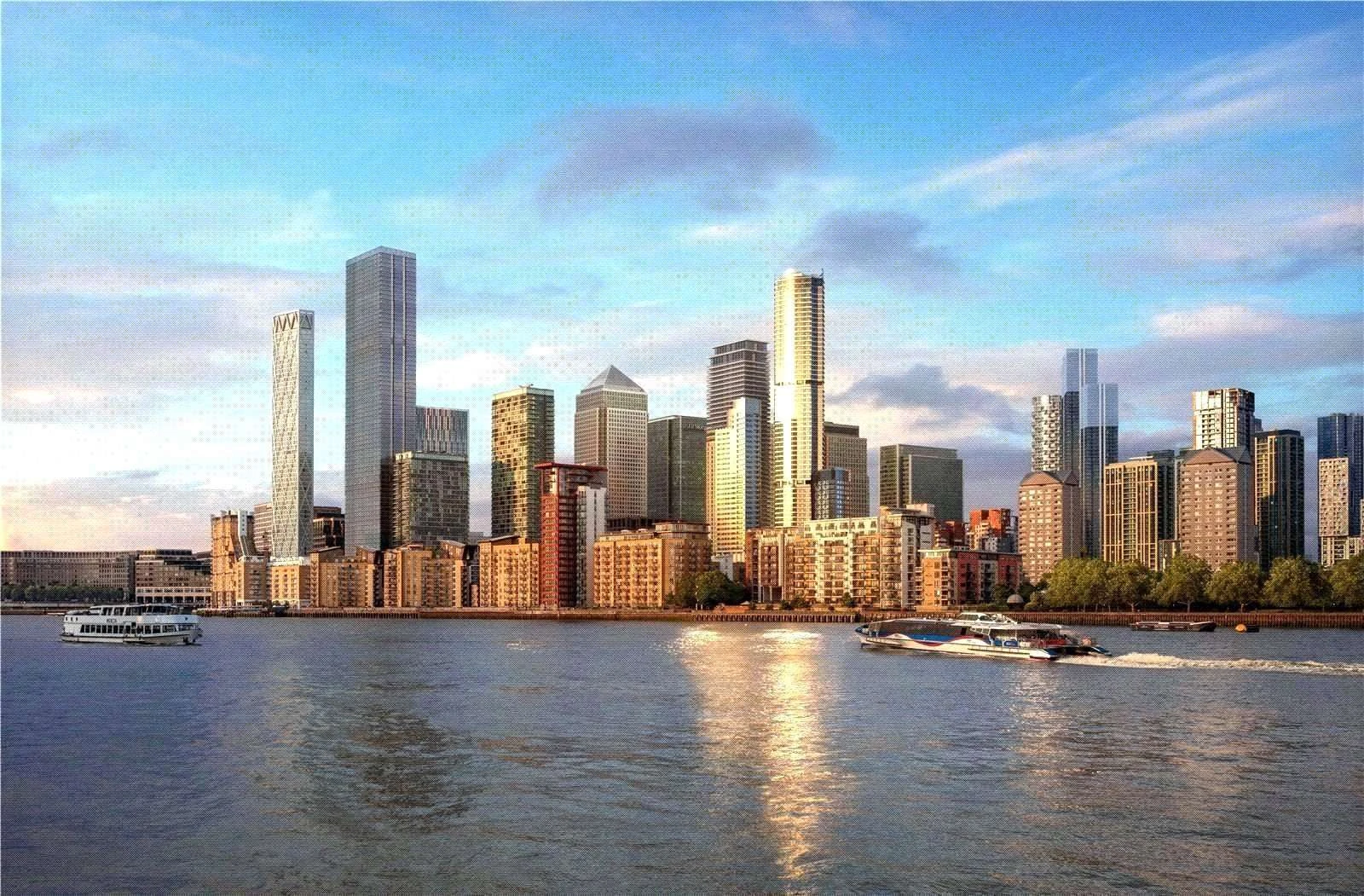 Aspen Canary Wharf London Skyline Thames Waterfront E14 9xq