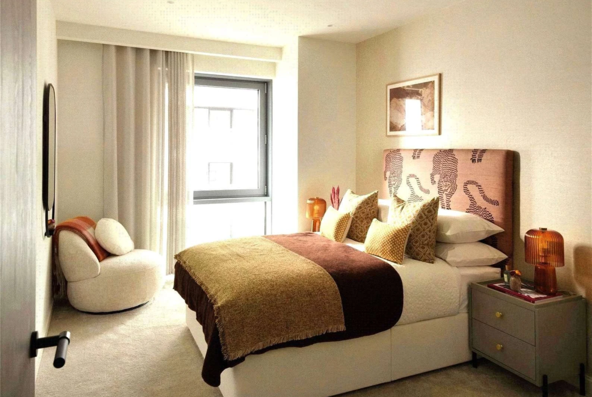 Aspen Canary Wharf Master Bedroom Luxury Apartment E14 9xq