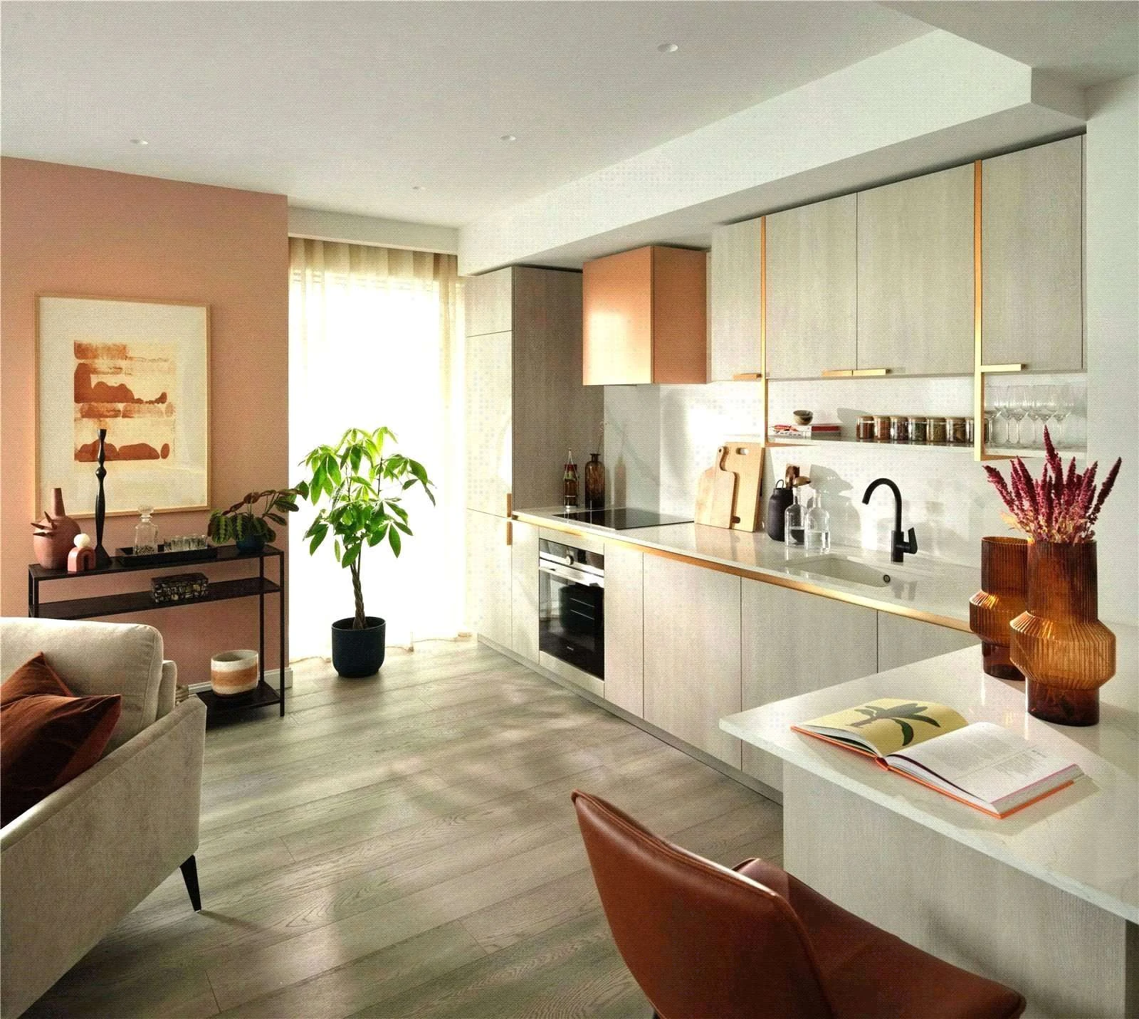 Aspen Canary Wharf Open Plan Kitchen Living Room E14 9xq