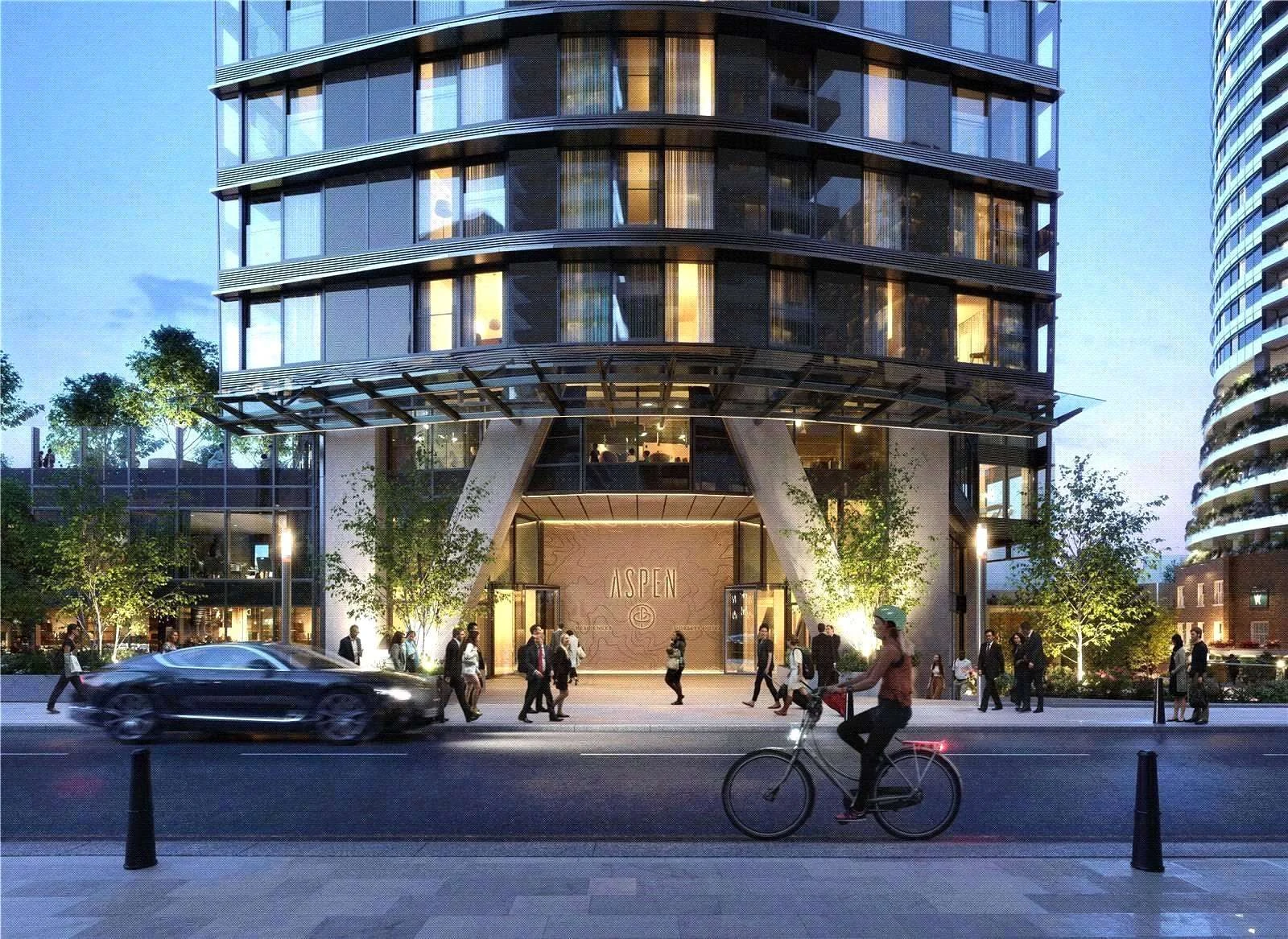 Aspen Canary Wharf Tower Entrance Lobby Marsh Wall E14