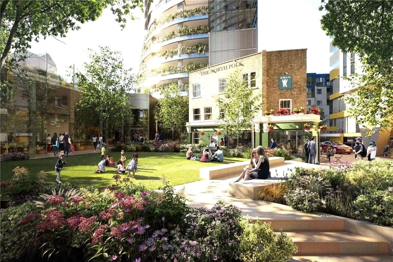 Aspen Consort Place Canary Wharf Landscaped Gardens Community E14