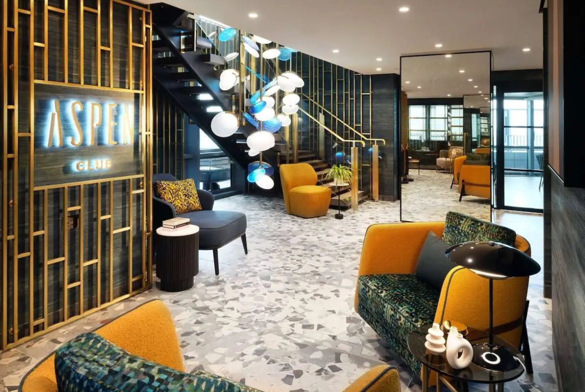 Aspen Consort Place Canary Wharf London E14 Aspen Club Residents Lounge Interior