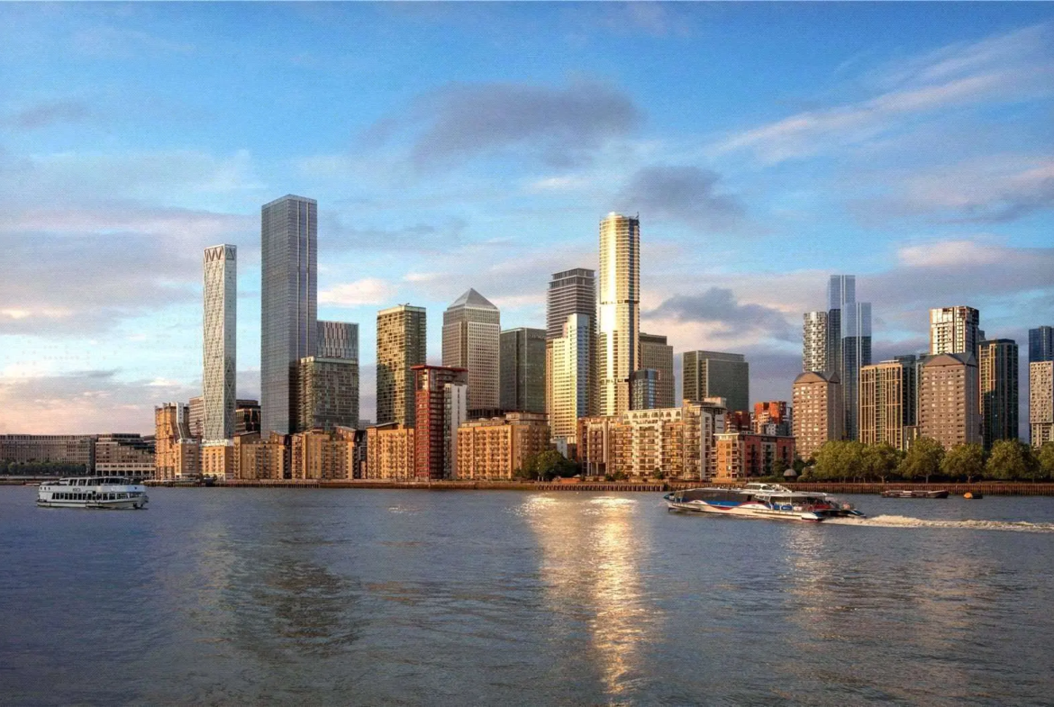 Aspen Consort Place Canary Wharf London E14 Luxury Tower Thames View