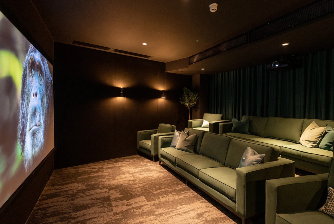 Bankside Gardens Gallary Residents Club Cinema