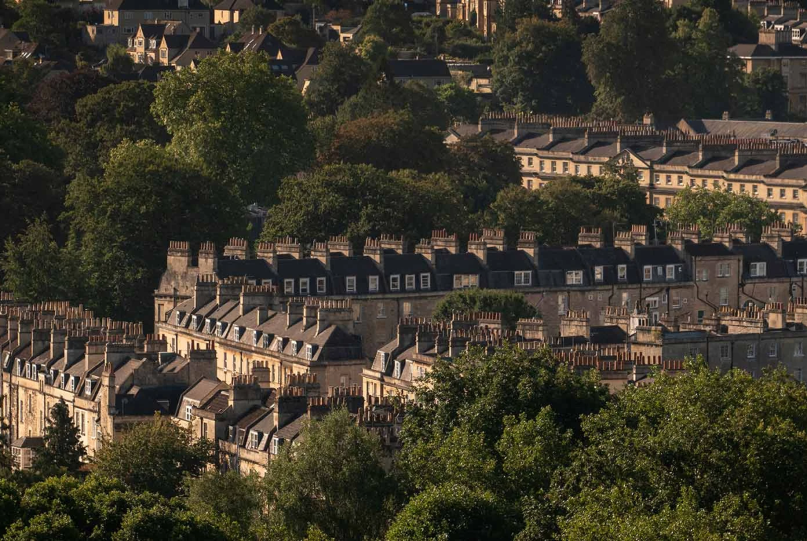 Bath Ivy Covered Building Classic