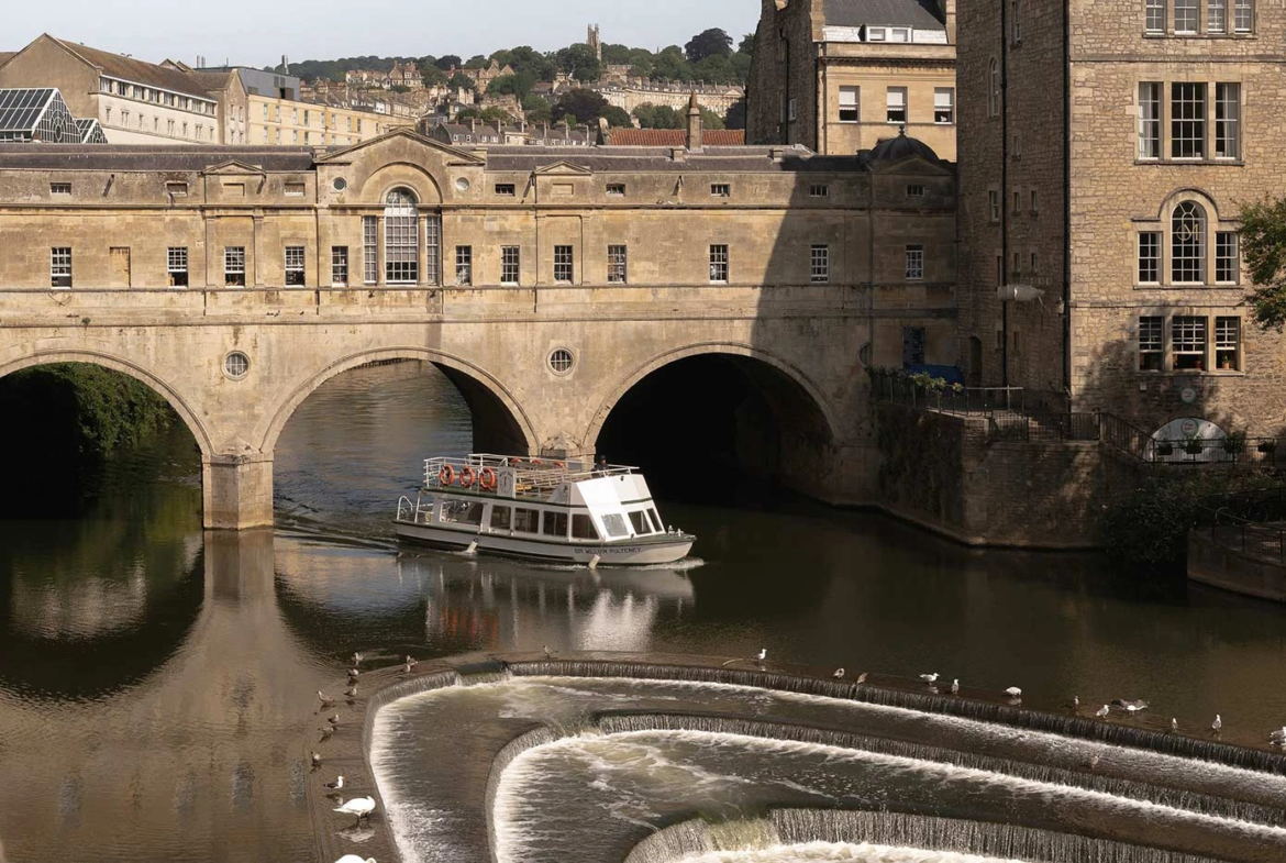 Bath Pulteney Bridge River View