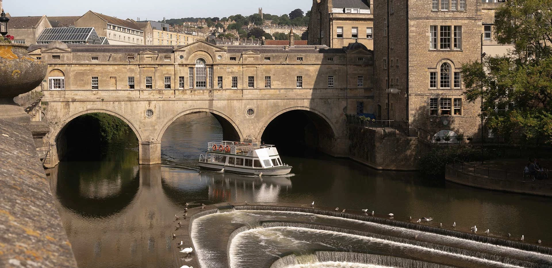 Bath Pulteney Bridge River View
