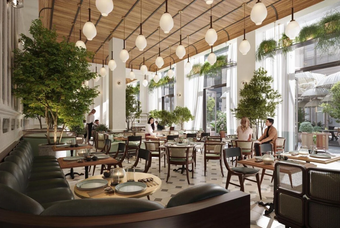 Bayswater Hyde Park Aerial View London