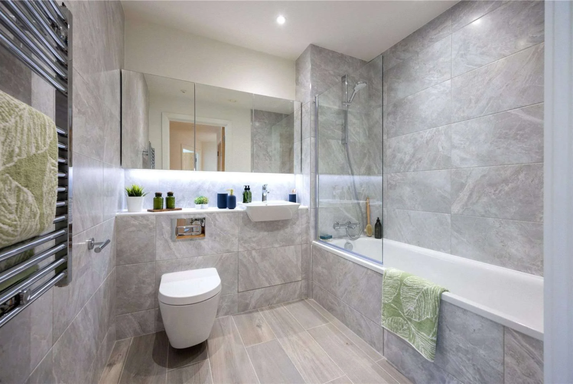 Cerulean Quarter Canning Town E16 Bathroom Bathtub Modern Finish