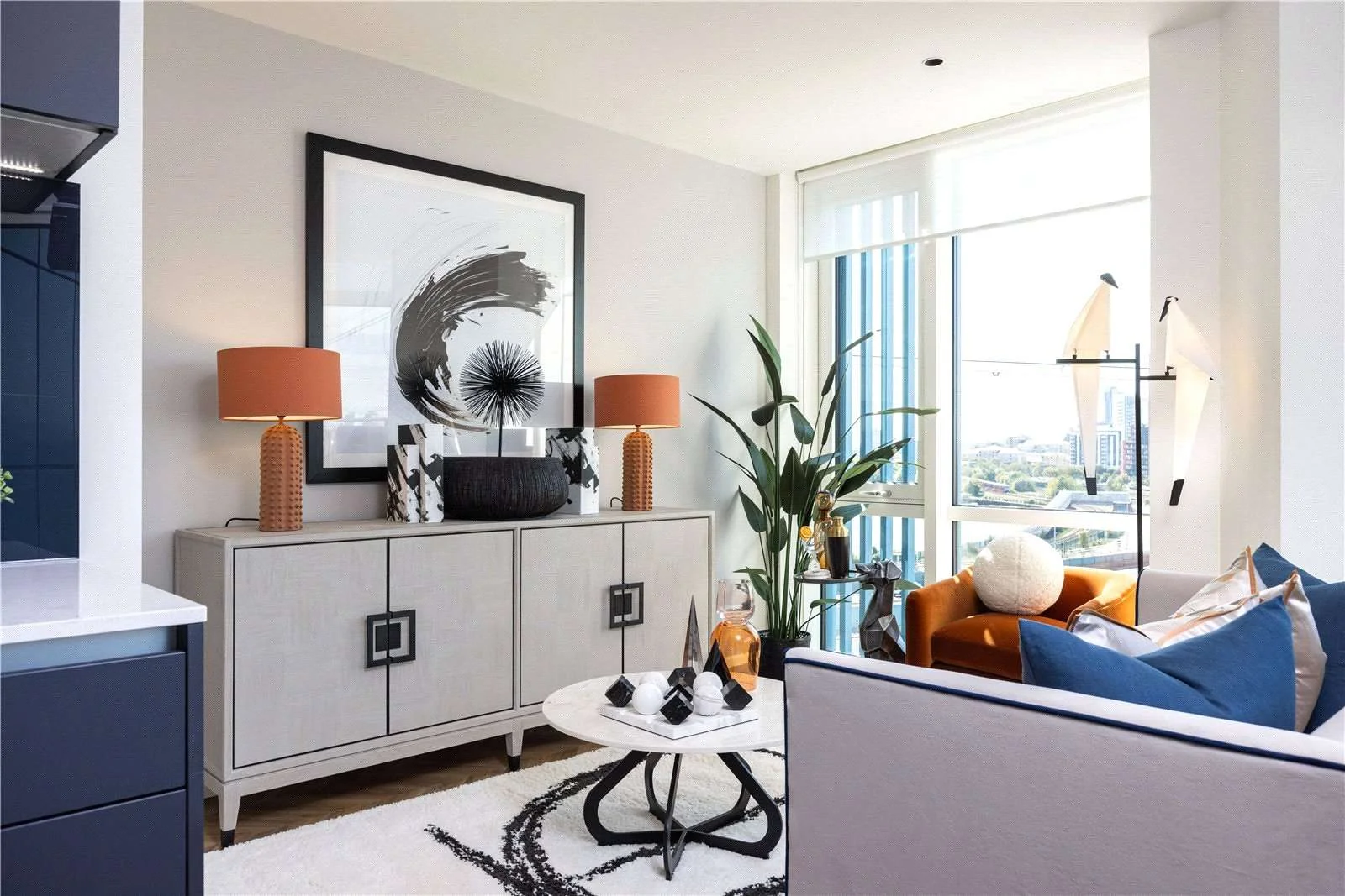 Cerulean Quarter Canning Town E16 Living Room Interior Design Detail