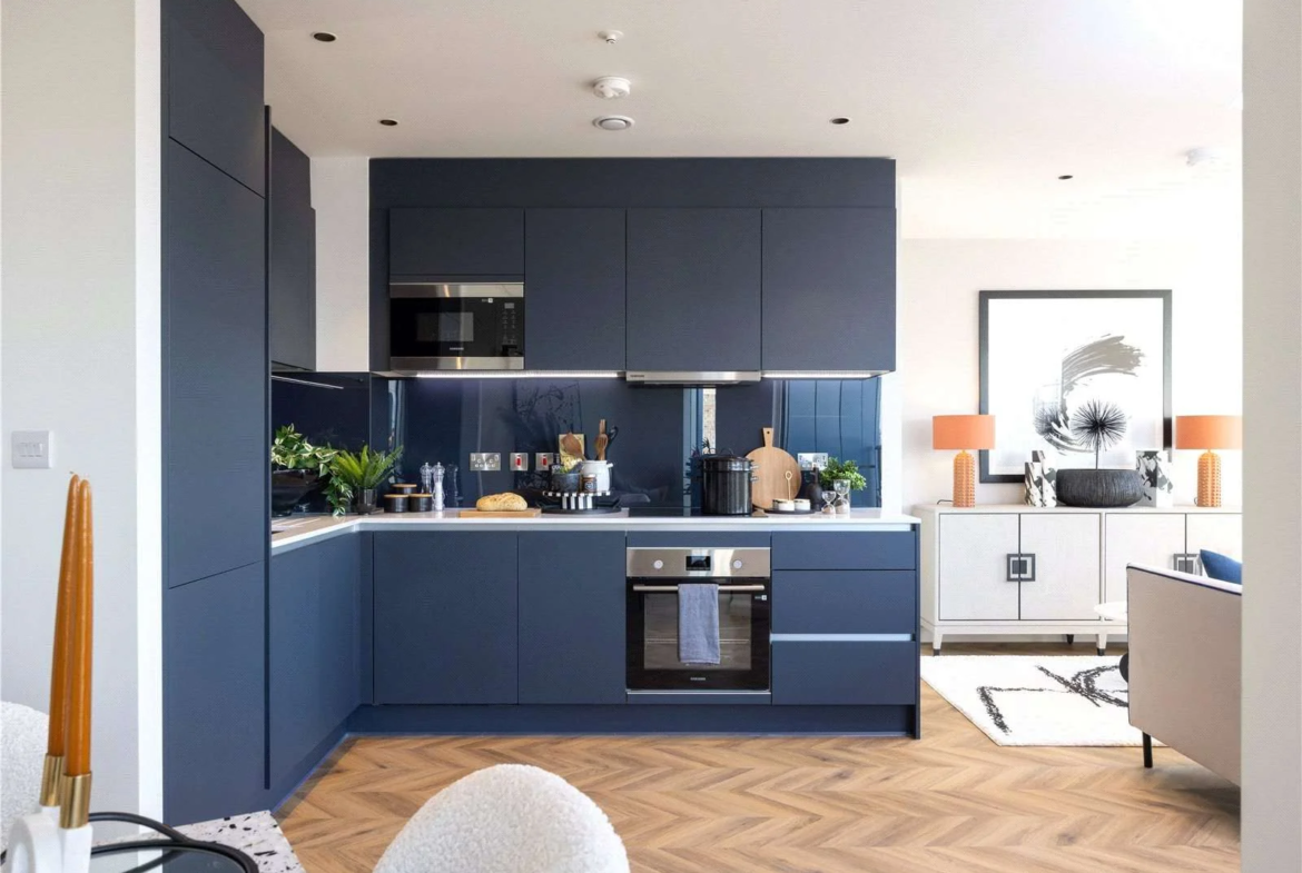Cerulean Quarter Canning Town E16 Modern Kitchen Integrated Appliances