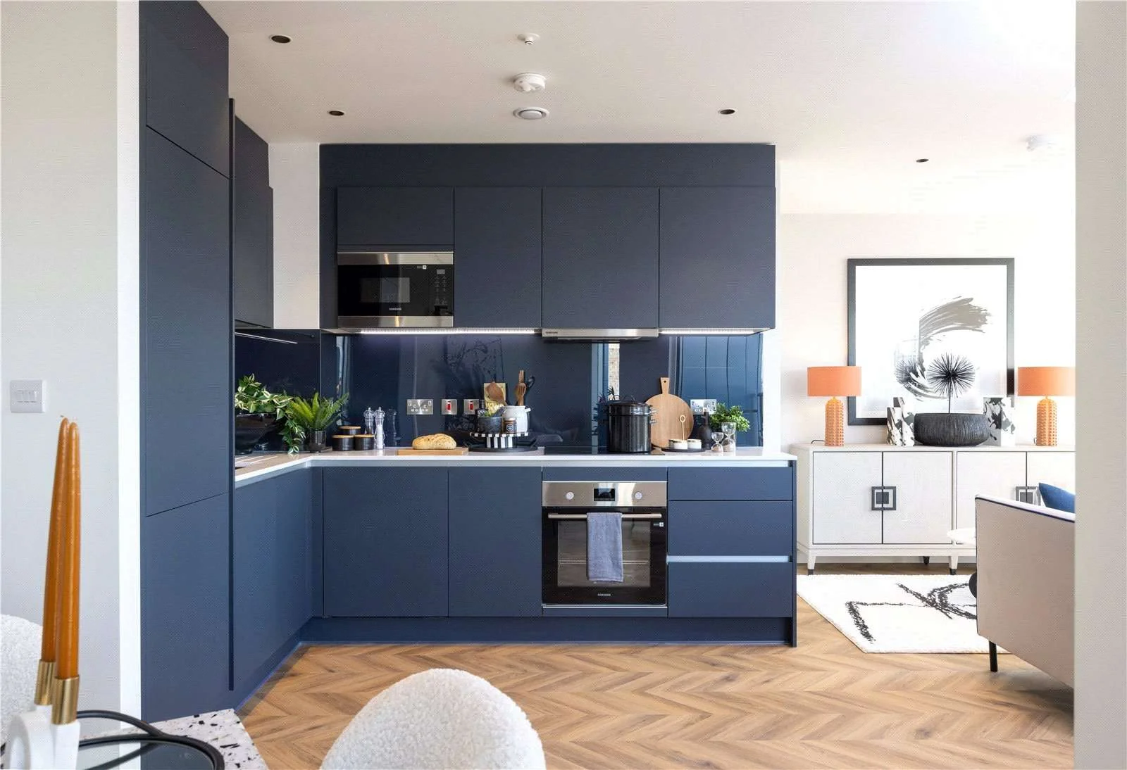 Cerulean Quarter Canning Town E16 Modern Kitchen Integrated Appliances
