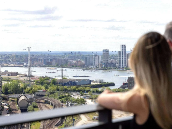 Cerulean Quarter Canning Town London E16 East Facing Balcony River Thames O2 View