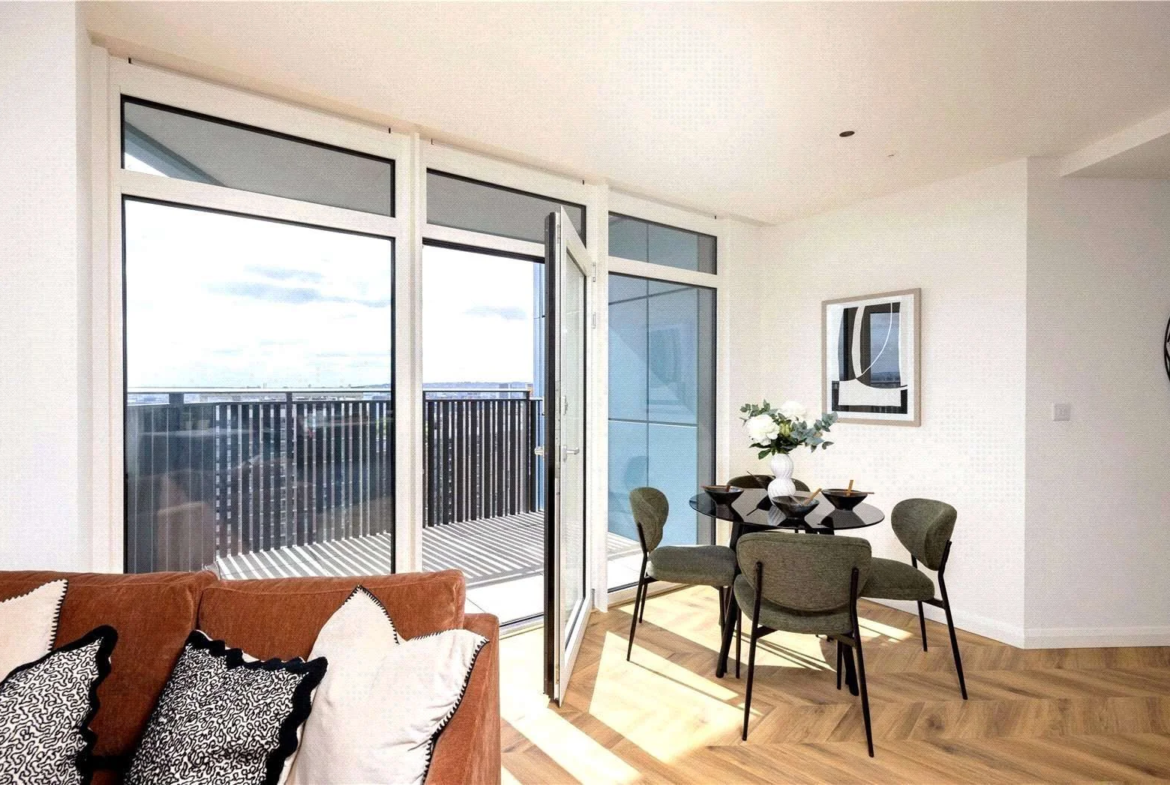 Cerulean Quarter Manor Road London E16 Private Balcony Dining Area