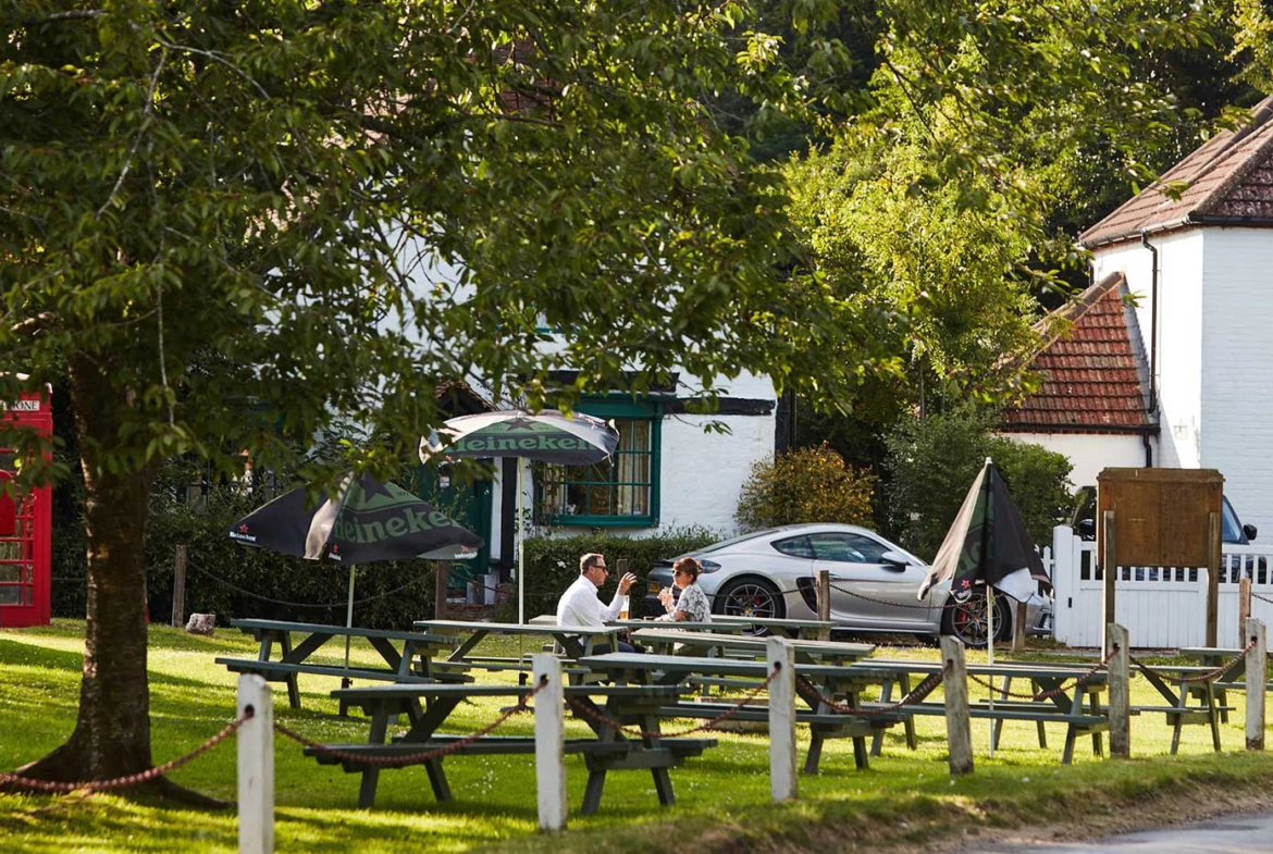 Crookham Village Fleet Local Pub Outdoor Seating Area
