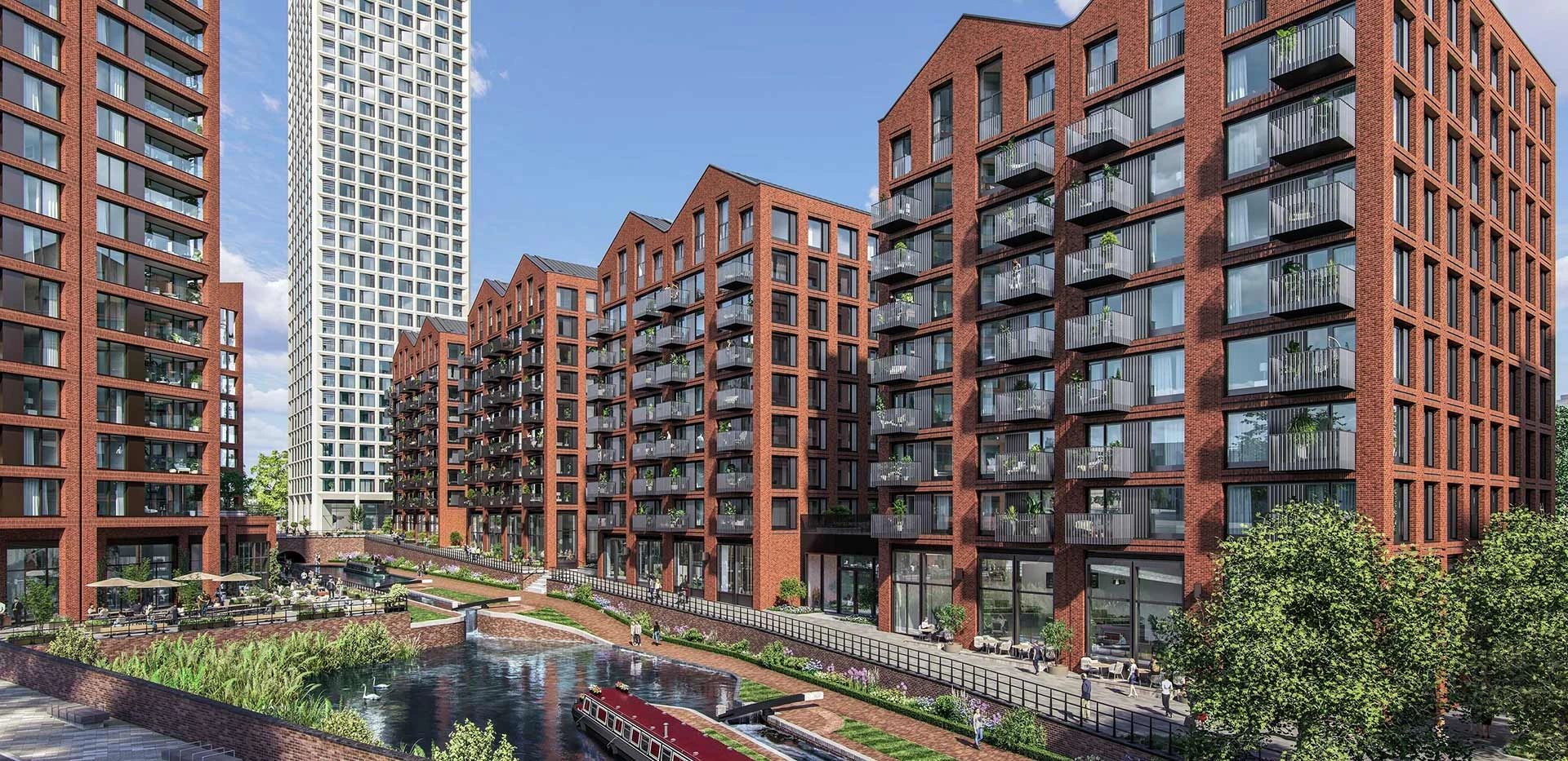 glasswater-locks-birmingham-exterior-canalside Glasswater Locks Birmingham Exterior Canalside