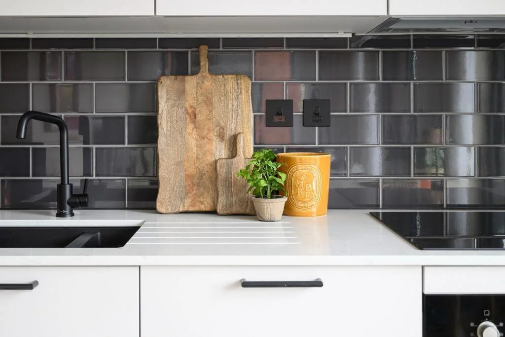 Glasswater Locks Kitchen Detail Worktop Birmingham