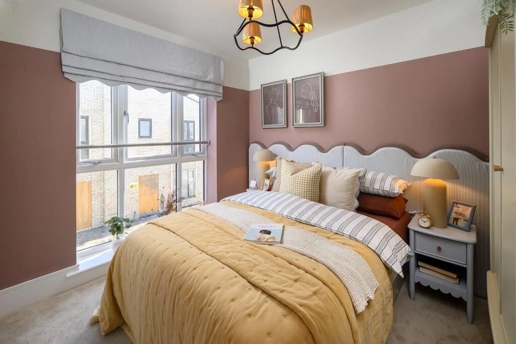 Hareshill Bedroom Soft Pink Design