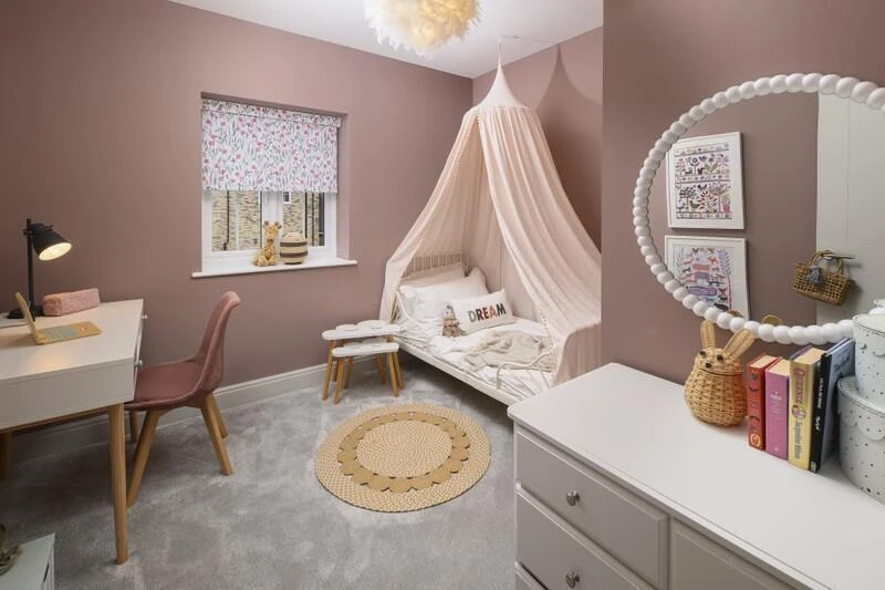 Hartland Village Fleet Child Bedroom Pink Design