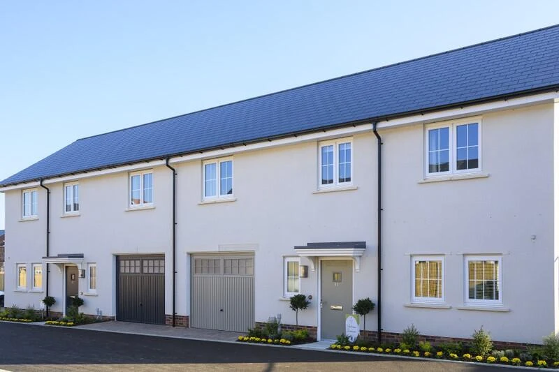 Hartland Village Fleet Build Houses Row Exterior