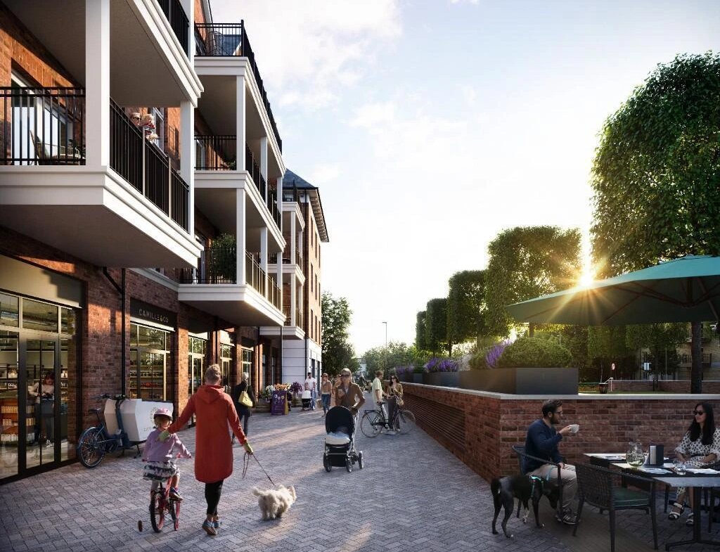 Hartland Village Fleet Retail Walkway Cafes