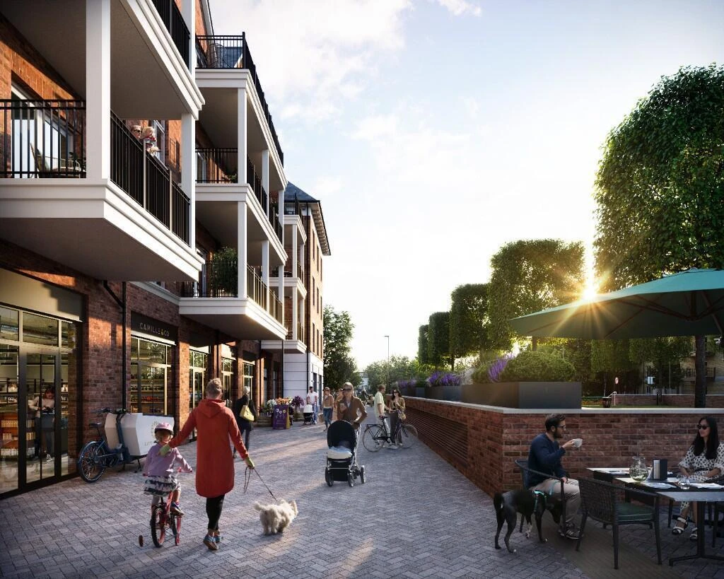 Hartland Village Fleet Retail Walkway Cafes